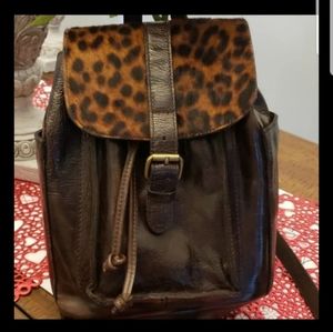 Patricia Nash leather backpack